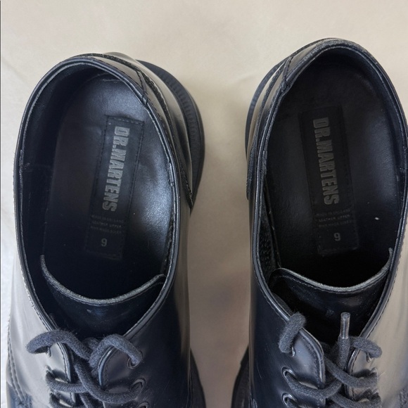 Dr. Martens Black Leather Derbys - Picture 7 of 12